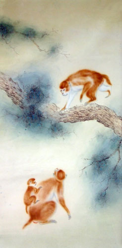 Monkey,66cm x 130cm(26〃 x 51〃),4737055-z