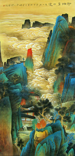 Mountains,100cm x 202cm(39〃 x 80〃),1002001-z