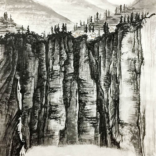 Mountains,50cm x 50cm(19〃 x 19〃),1011104-z