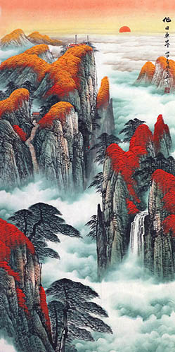 Mountains,69cm x 138cm(27〃 x 54〃),1026009-z