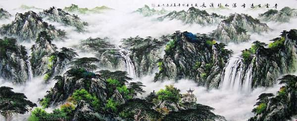 Mountains,96cm x 240cm(38〃 x 94〃),1061046-z