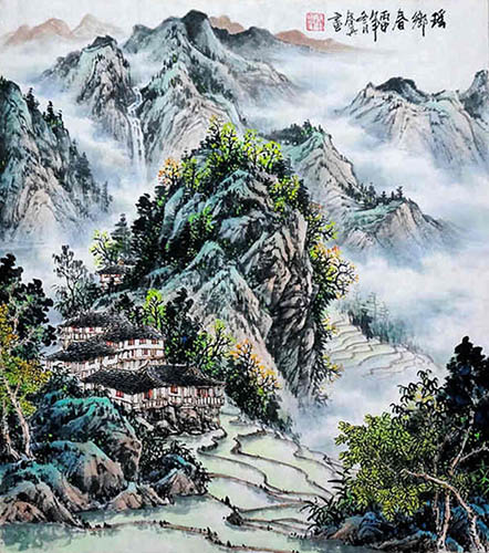 Mountains,65cm x 55cm(25〃 x 22〃),1061056-z