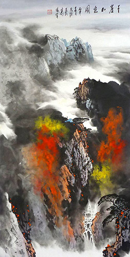 Mountains,68cm x 136cm(27〃 x 54〃),1095064-z