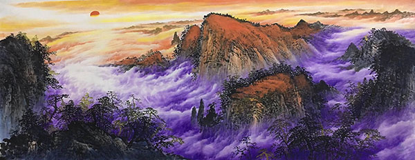 Mountains,70cm x 180cm(27〃 x 70〃),1387005-z