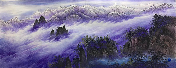 Mountains,70cm x 180cm(27〃 x 70〃),1387006-z