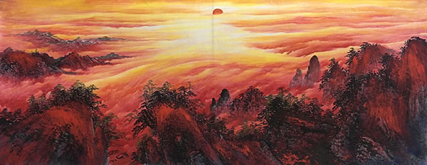 Mountains,70cm x 180cm(27〃 x 70〃),1387007-z