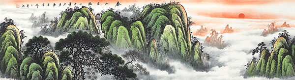 Mountains,48cm x 176cm(19〃 x 69〃),cch11150001-z