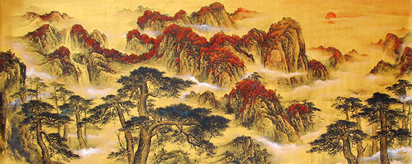 Mountains,70cm x 180cm(27〃 x 70〃),hxx11086001-z