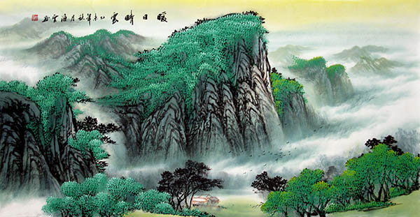 Mountains,69cm x 138cm(27〃 x 54〃),qhy11153004-z