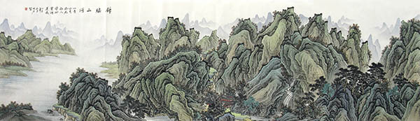 Mountains,97cm x 358cm(38〃 x 141〃),qmf11151001-z