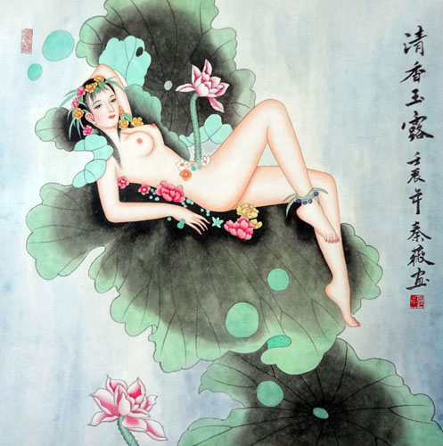 Nude Girl,69cm x 69cm(27〃 x 27〃),3527001-z