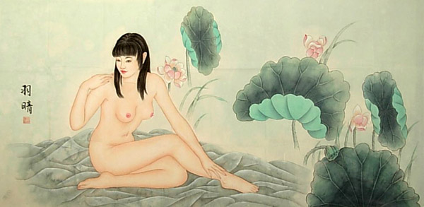 Nude Girl,66cm x 136cm(26〃 x 53〃),3726005-z