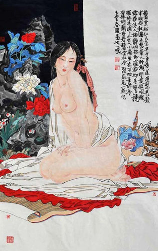 Nude Girl,69cm x 46cm(27〃 x 18〃),3776030-z