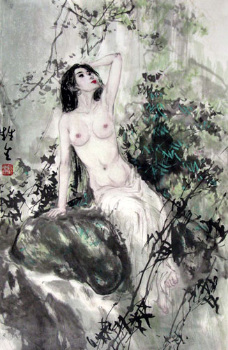 Nude Girl,69cm x 46cm(27〃 x 18〃),3798015-z