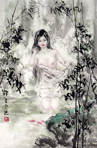 Nude Girl,69cm x 46cm(27〃 x 18〃),3798016-z