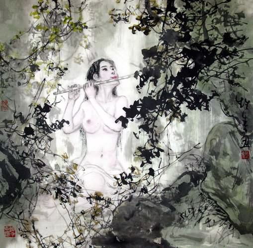 Nude Girl,69cm x 69cm(27〃 x 27〃),3798019-z