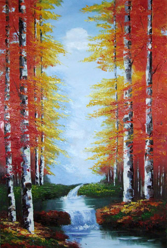 Landscape Oil Painting,60cm x 90cm(24〃 x 36〃),6158036-z