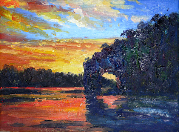 Landscape Oil Painting,25cm x 36cm(9〃 x 14〃),6160004-z