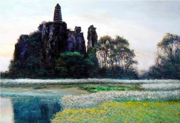 Landscape Oil Painting,50cm x 70cm(20〃 x 27〃),6160010-z