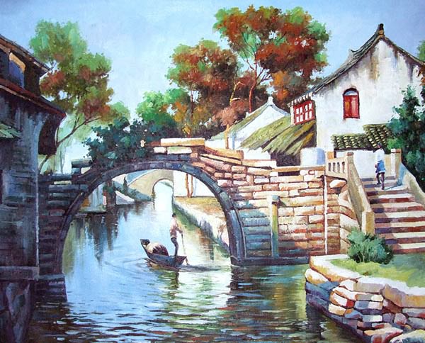 Landscape Oil Painting,80cm x 100cm(31〃 x 39〃),6161004-z