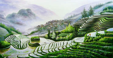 Landscape Oil Painting,60cm x 120cm,6165003-x