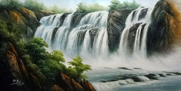 Landscape Oil Painting,50cm x 100cm,6168002-x