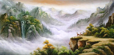 Landscape Oil Painting,50cm x 100cm,6168010-x