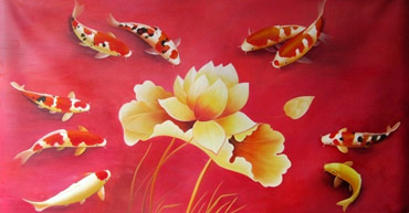 Animal Oil Painting,50cm x 100cm,6470005-x