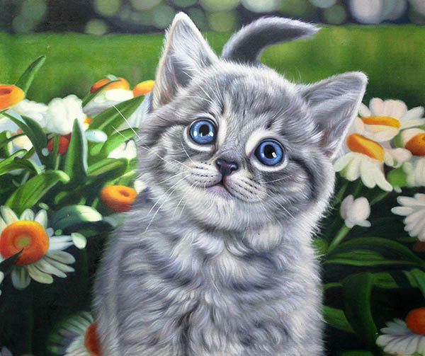 Animal Oil Painting,50cm x 60cm(19〃 x 24〃),cjz6486002-z