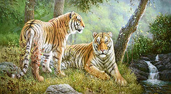 Animal Oil Painting,80cm x 160cm,jmz6484001-x