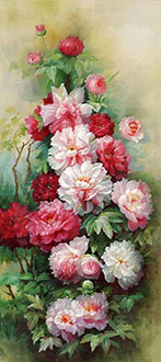 Floral Oil Painting,70cm x 120cm,lcq6280014-x