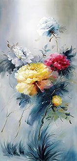 Floral Oil Painting,70cm x 140cm,lxs6278018-x