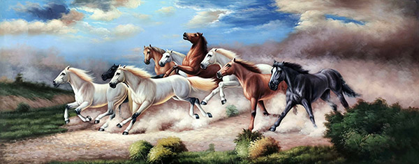 Animal Oil Painting,70cm x 180cm(27〃 x 70〃),lys6482001-z