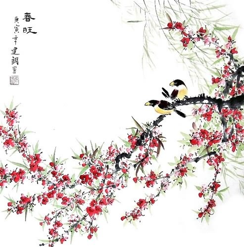 Peach Blossom,66cm x 66cm(26〃 x 26〃),2428001-z