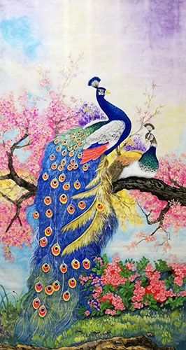 Peacock Peahen,96cm x 180cm(38〃 x 71〃),2387094-z