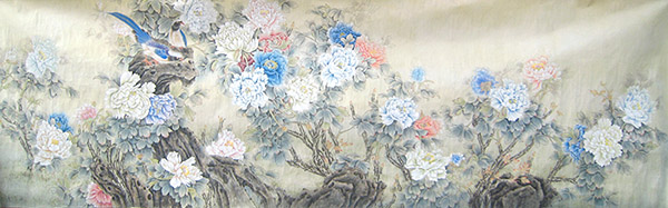 Peony,145cm x 346cm(57〃 x 136〃),2011007-z