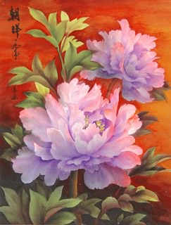 Chinese Peony Painting,34cm x 46cm,2328018-x