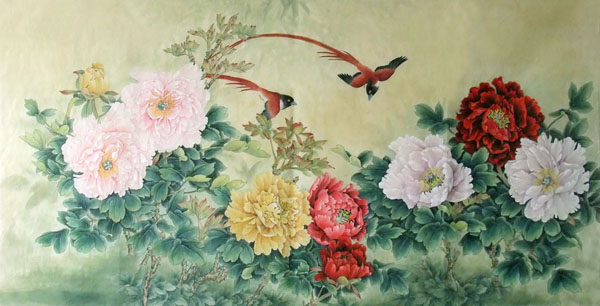 Peony,66cm x 136cm(26〃 x 53〃),2352004-z