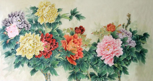 Peony,66cm x 136cm(26〃 x 53〃),2352007-z