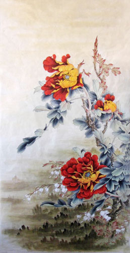 Peony,66cm x 136cm(26〃 x 53〃),2352008-z