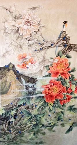 Peony,66cm x 136cm(26〃 x 53〃),2352014-z