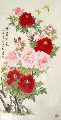 Peony,68cm x 136cm(27〃 x 54〃),2388059-z