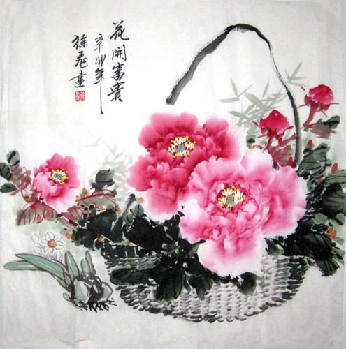 Peony,69cm x 69cm(27〃 x 27〃),2482007-z