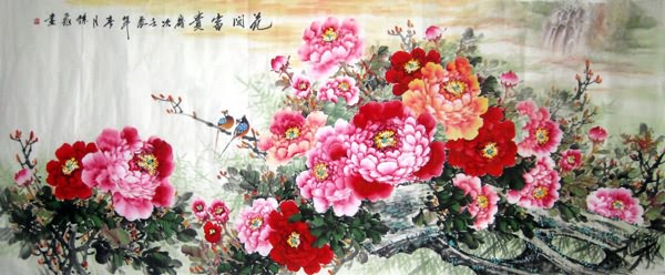 Peony,96cm x 240cm(38〃 x 94〃),2482023-z