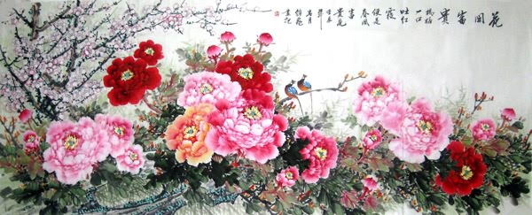 Peony,96cm x 240cm(38〃 x 94〃),2482025-z