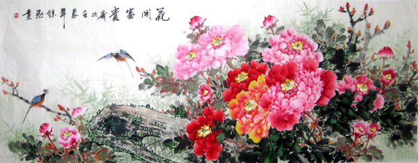 Peony,70cm x 180cm(27〃 x 70〃),2482026-z