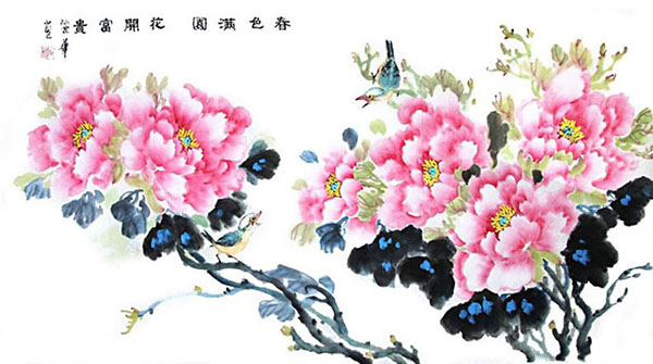 Peony,50cm x 100cm(19〃 x 39〃),2485114-z