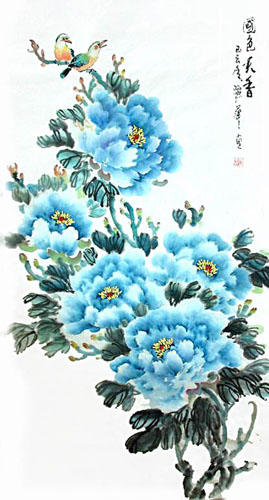 Peony,50cm x 100cm(19〃 x 39〃),2485118-z