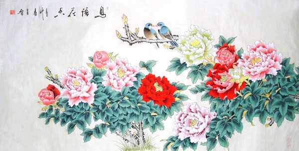 Peony,66cm x 136cm(26〃 x 53〃),2617003-z