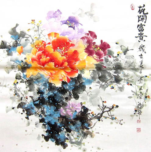 Peony,66cm x 66cm(26〃 x 26〃),csy21097004-z